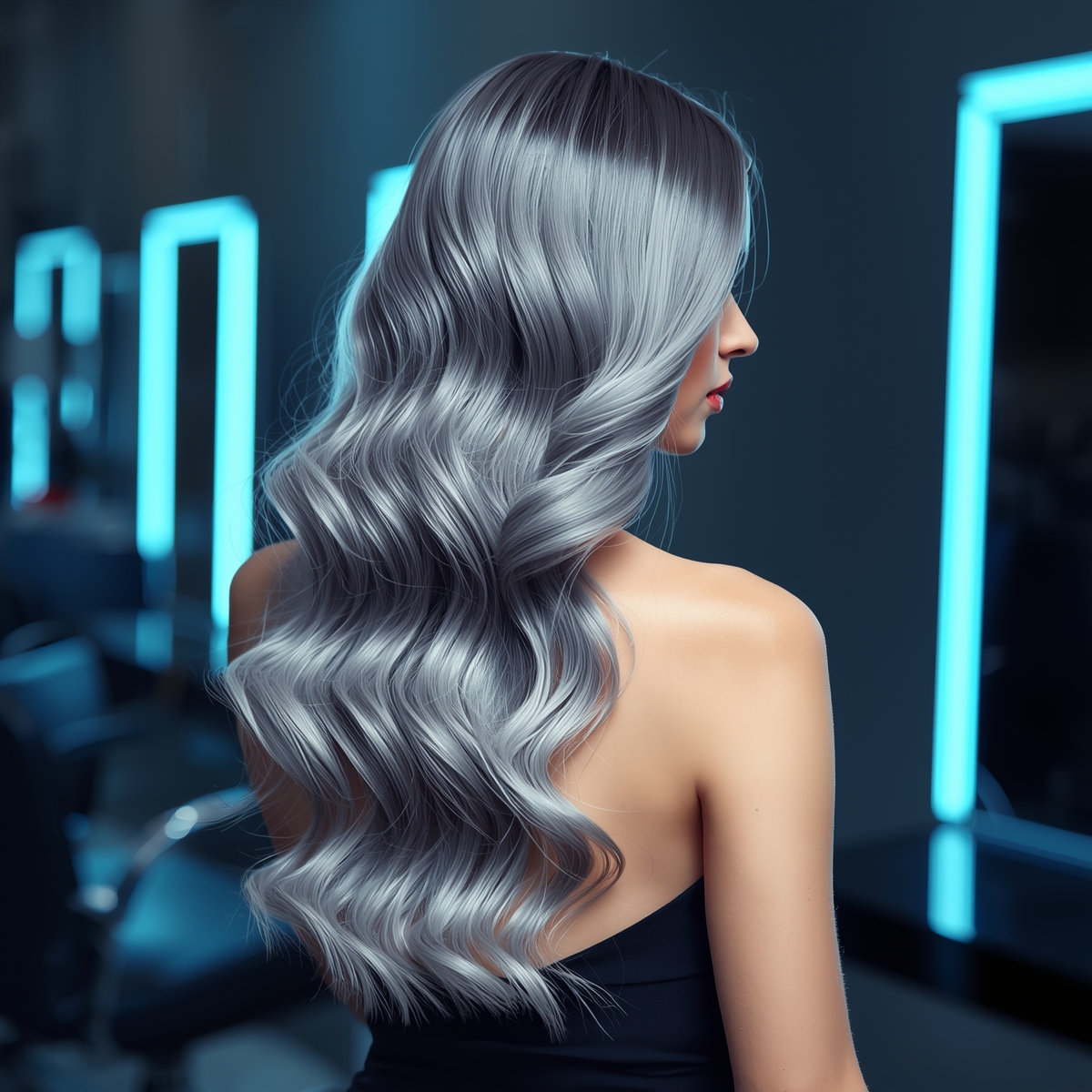 Exquisite high fashion hair styling